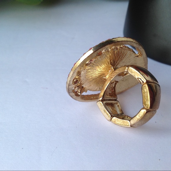 Teardrop Multi-Color Boho Style Statement Ring - Picture 8 of 11